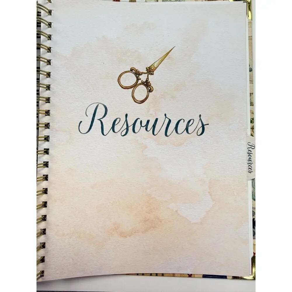 Planner for the Cross Stitcher's Soul 2026 Spiral Bound NIB Damaged Box